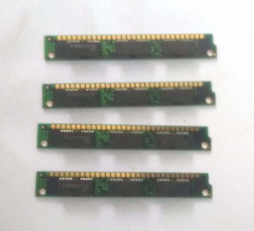 Kit 4 Memórias Edo 1 Mega 30 Vias 286 386 486 Ver Descritivo (Usado)