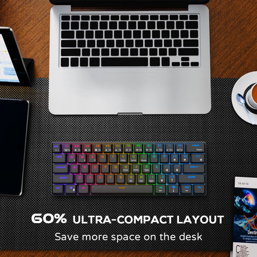 Teclado Mecanico Rk Royal Kludge Rk61 60% Teclado Mecánico C