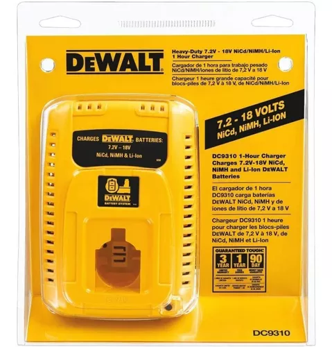 Cargador Baterías Dewalt Dc9310 Ni-cd/ni-mh/li-ion 18v 2ah