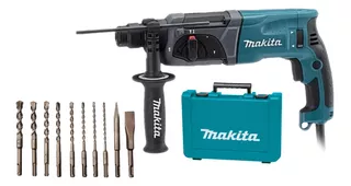 Rotomartillo Cincelador Sds Makita Hr2470 + Jgo De Cinceles