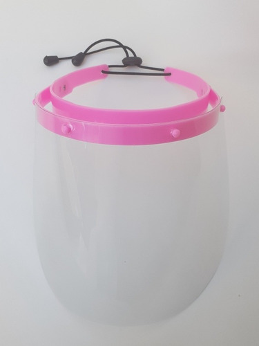 10 Caretas Protectora Medica Facial Con 5 Facias Cada 1 Color Rosa