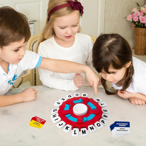 Juego De Mesa Familiar De Ritmo Rápido Crazy Alphabet Game
