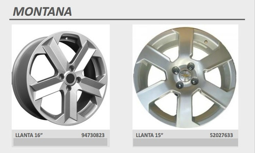 Centro Llanta Aleación Agile/montana/onix/pisma Gm 20914866