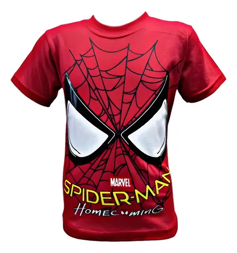 Remera spiderman niños hot sale