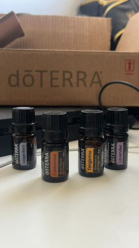 Kit Com 4 Oleos Essenciais Doterra Olibano Lavanda Tangerina