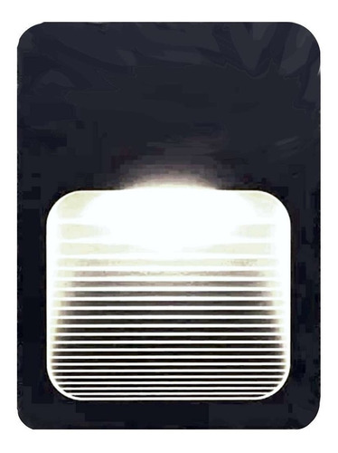 Imagem 3 de 8 de Balizador Arandela Preto Parede Externo Ip65 Led 2w 4x2
