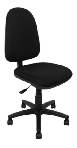 Imagen 2 de 4 de Silla Secretarial Prestige Ruedas Amplia Negra Eco