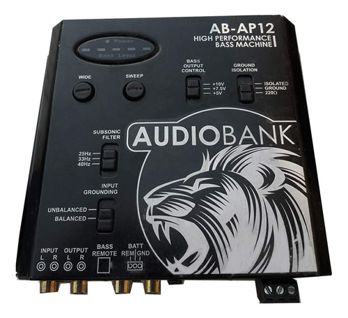 Máquina De Bajo De Alto Rendimiento De Audiobank - Ab -ap12