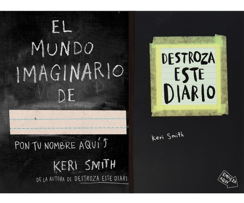 2 Libros - Destroza Este Diario + Mundo Imaginario - Smith