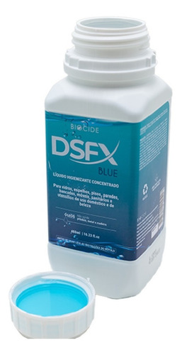 Imagem 2 de 7 de Biocide Dsfx Blue Concentrado Limpador Desinfetante 480ml