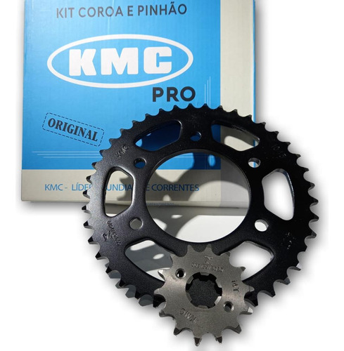 Kit Coroa E Pinhão Kmc Pro Honda Fan125 Fan 125 05 Á 09