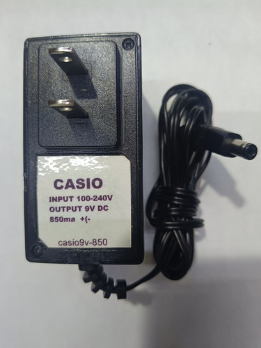 Eliminador Casio Genérico 9v Dc 850ma Para Diversos Teclados (Usado)