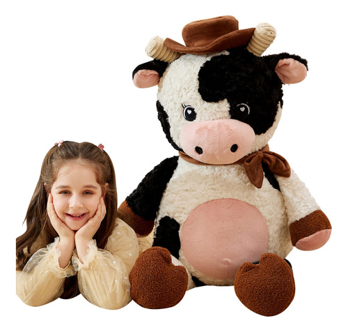 Ikasa Juguete De Peluche De Vaca Gigante, 30 Pulgadas, Jugue