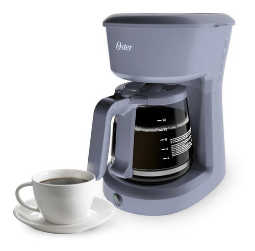 Cafetera Oster BVSTDCS12 semi automática gris de filtro 220V