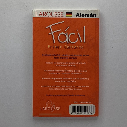 Curso Alemán Larousse Fácil: Primer Contacto Cd + Libro