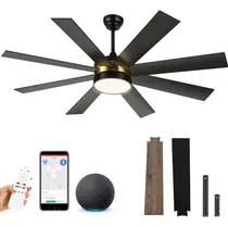 Comprar Ventilador Inteligente 6 Velocidades Con Luz Led
