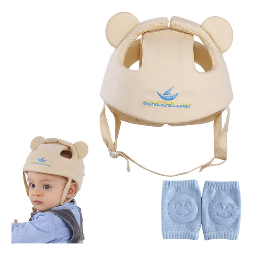 Xifamniy Casco De Seguridad Suave Para Bebe, Protector De Ca