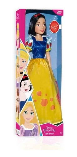 Imagem 2 de 6 de Boneca Branca De Neve 55cm Mini My Size Princesas Babybrink
