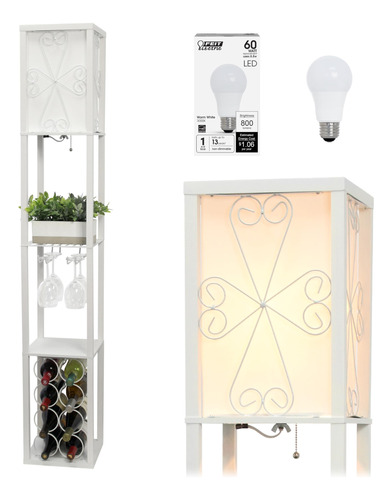 Simple Designs Lf-wht-lb - Organizador Etagere De Tres Esta.