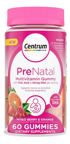 Centrum Gomitas Multivitaminicas Prenatales Con Dha.