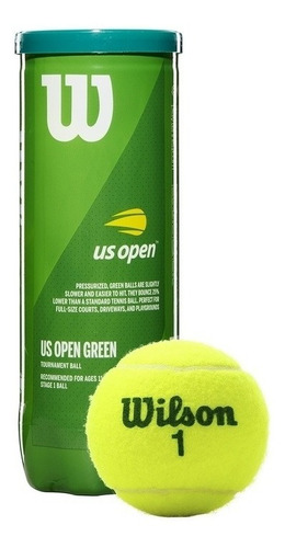 Tubo Wilson Baja Presion Sello Verde Niños Tenis Padel