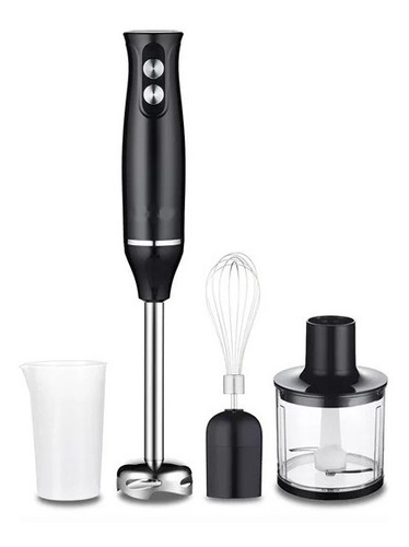 Imagen 1 de 10 de Mixer + Accesorios Completa 4 En 1 Batidora Procesadora 500w