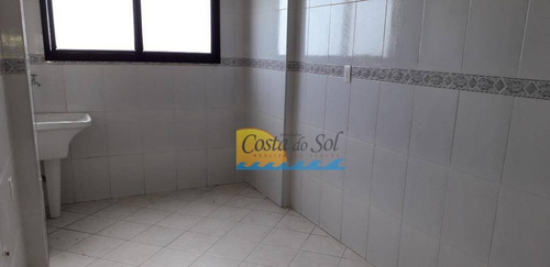 Imagem 12 de 14 de Apartamento Com 3 Dormitórios Para Alugar, 86 M² Por R$ 2.500,00 - Vila Guilhermina - Praia Grande/sp - Ap0265
