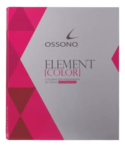 Carta Paleta Gama De Colores Tinturas Element Color Ossono 