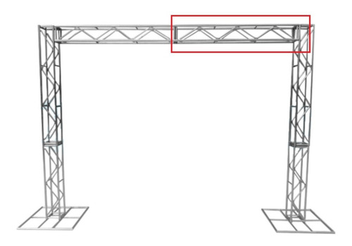 Treliças Box Truss Q20 Aço Peça De 1,5 Metros - Lourenço