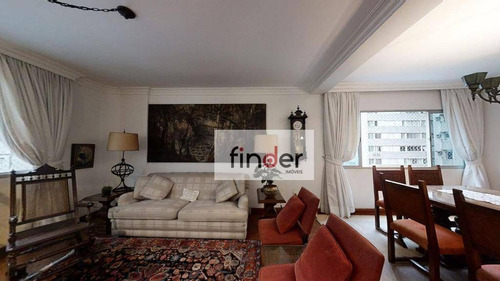Preço Reduzido! Oportunidade. Apartamento À Venda, 222 M², 4 Dormitórios, 3 Suítes E 6 Vagas. Babilônia Na Alameda Sarutaiá, 173, Jardim Paulista - Ap13237