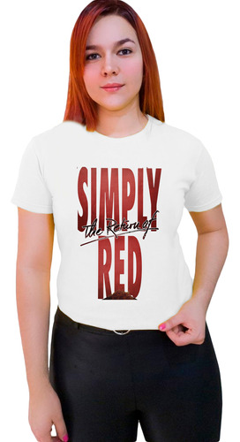 Polera Simply Red Banda Musical Rock Pop Exclusividad Tour