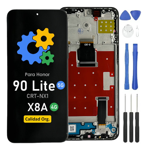 Pantalla Display Para Honor 90 Lite 5g Crt-nx1 Orig+marco Ng