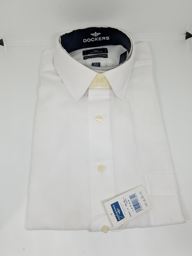 * Camisa Hombre Talla 16-16 1/2, 32/33 Dockers Blanco