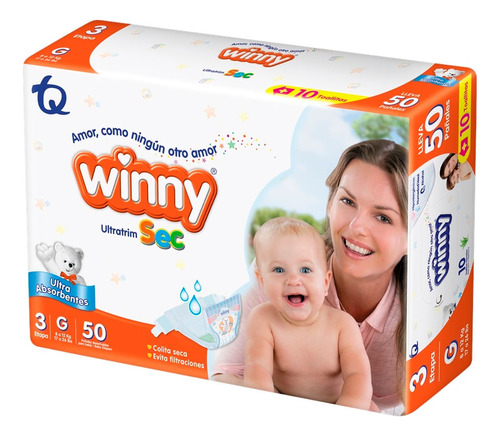 Oferta Winny Pañal Ultratim Sec Etapa 3 X 50 Lleva 10