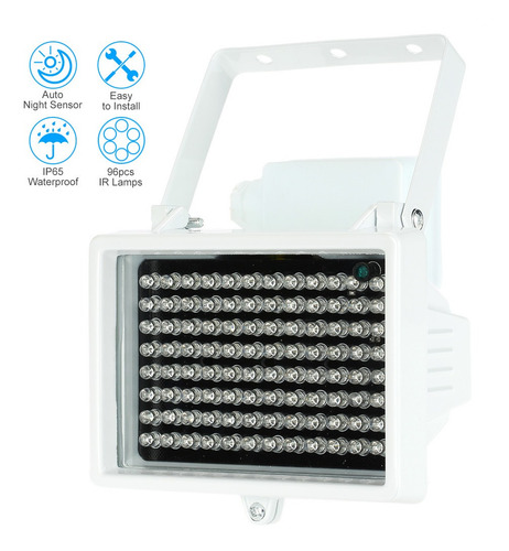 Imagen 2 de 6 de 96 Led Ir Iluminador Infrarrojo Matriz De Lmparas Visin