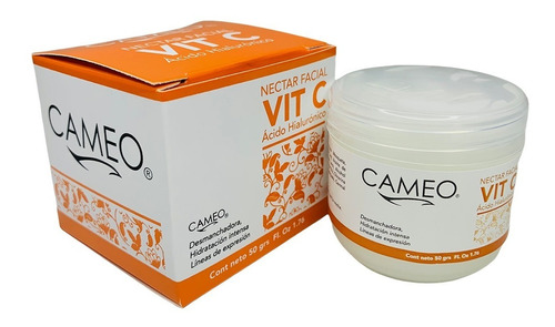 Crema Facial Vitamina C Y Acido Hialuronico Cameo