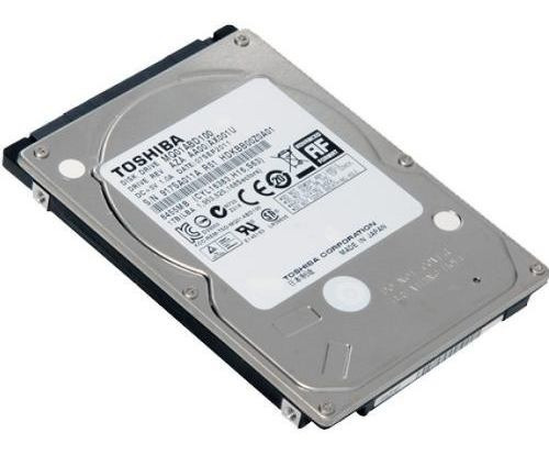 Portátil Hd 2.5 Toshiba Sata 3 de 1 TB con 12 unidades Toshiba Color