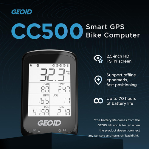 Velocímetro Cc500 Gps Ant Bluetooth 2.5 Impermeable