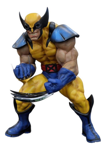 Sidekick The Cruel Yellow Wolverine 1/4 Scale Statue Amarelo