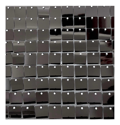 Shimmer Wall Panel Pared Cortina 30x30 Cms Negro X 2 Unidads