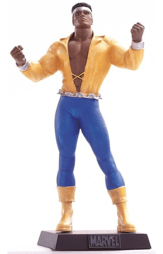Boneco Eaglemoss Luke Cage Ed 59 Marvel Barateirominis