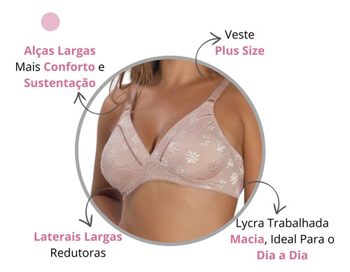 Kit 2 Soutien Feminino Reforçado Duloren 111772