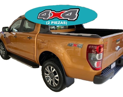 Stickers 4x4 Para Ford Ranger 2021 2 Pzs Pick Up