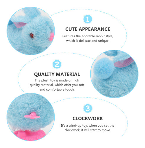Muñecos Adorables De Peluche Con Forma De Conejo, 3 Unidades