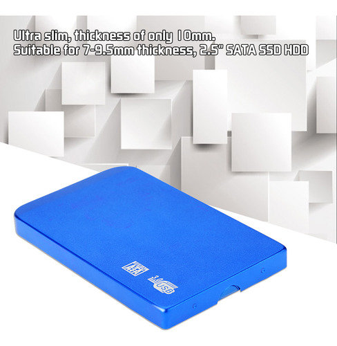 Unidade Externa Sata 2.5 Slim Ssd Disco Rígido Móvel