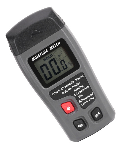 Detector De Umidade Digital Lcd Portátil Medidor De Madeira