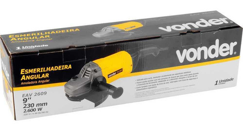 Esmerilhadeira Angular Vonder Eav2609 9 Polegadas 2600w 220v