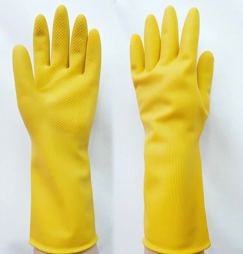 Guantes De P V C Para Lavar Trastes Y Para Hacer Limpieza Como Se Describe