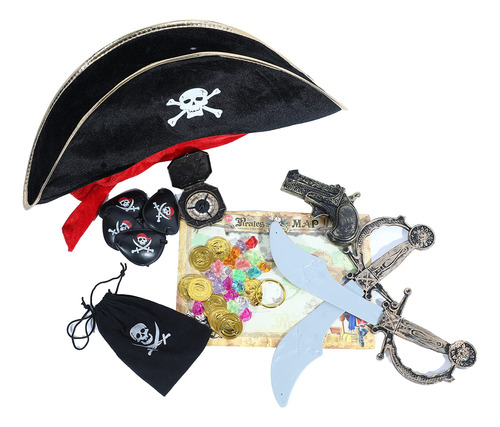 Lingway Toys Juego 42 Recuerdo Fiesta Rol Pirata Sombrero