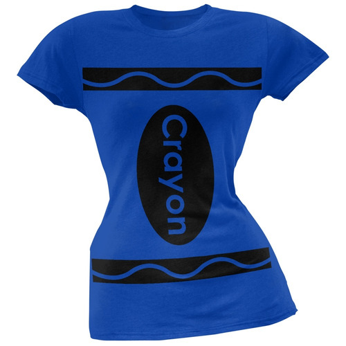 Camiseta De Crayola Azul Accesorio De Disfraz Para Juniors